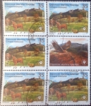 Stamps Serbia -  Scott#5x xxx , intercambio 4,00 usd. 5x35 d. 2014