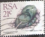 Stamps South Africa -  Scott#743 , intercambio 0,20 usd. 21 cents. 1990