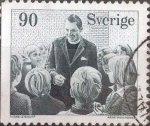 Stamps Sweden -  Scott#1240 , intercambio 0,35 usd. 90 ore. 1978