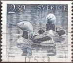 Sellos del Mundo : Europa : Suecia : Scott#1584 , m3b intercambio 0,20 usd. 2,30 krona. 1986