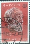Stamps Switzerland -  Scott#755 , intercambio 0,20 usd. 50 cents. 1985