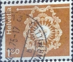 Sellos de Europa - Suiza -  Scott#572 , ja intercambio 0,90 usd. 130 cents. 1973