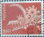 Stamps Switzerland -  Scott#575 , ja intercambio 0,60 usd. 180 cents. 1973