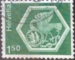 Sellos de Europa - Suiza -  Scott#573 , intercambio 1,25 usd. 150 cents. 1974