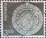 Stamps Switzerland -  Scott#579 , ja intercambio 1,25 usd. 350 cents. 1980