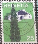 Stamps : Europe : Switzerland :  Scott#561, ja intercambio 0,20 usd. 25 cents. 1973