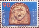 Stamps Switzerland -  Scott#775 , ja intercambio 1,00 usd. 90 cents. 1986