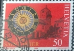 Stamps Switzerland -  Scott#745 , intercambio 0,35 usd. 50 cents. 1984