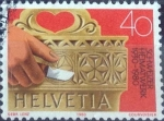 Sellos de Europa - Suiza -  Scott#682 , ja intercambio 0,25 usd. 40 cents. 1980