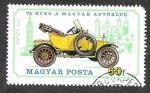 Stamps Hungary -  2356 - Coches Antiguos