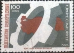 Stamps : Asia : Turkey :  Scott#1993 , intercambio 0,20 usd. 100 kurus.1974