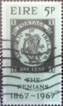 Stamps Ireland -  Scott#238 , intercambio 0,20 usd. 5 p. 1967