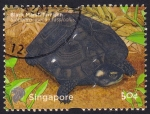 Sellos del Mundo : Asia : Singapur : tortuga