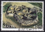 Stamps Malta -  templo antiguo