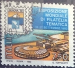 Stamps Italy -  Scott#1874 , intercambio 0,60 usd. 750 liras. 1992