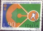 Stamps Italy -  Scott#1111 , ja intercambio 0,20 usd. 90 liras. 1973