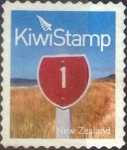 Stamps New Zealand -  Scott#2267 , intercambio 0,75 usd. (50 cents.)kiwi 2009