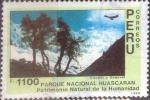 Stamps Peru -  Scott#976 , m4b intercambio 0,45 . 1100 intis. 1990