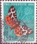 Stamps Switzerland -  Scott#B238 , intercambio 0,30 usd. 10+10 cents. 1954