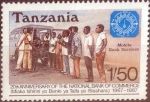 Sellos del Mundo : Africa : Tanzania : Scott#356 , intercambio 0,50 usd. 1,50 sh. 1987