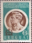 Stamps Uruguay -  Scott#C358 , intercambio 0,25 usd. 6 $. 1970