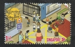 Stamps Singapore -  2208 - Niños a las Escuela