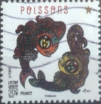 Stamps France -  Scott#xxxx , intercambio 0,50 usd. L.verte 20 gr. 2014