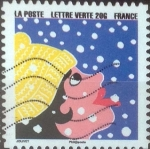 Stamps France -  Scott#xxxx , intercambio 0,50 usd. L.verte 20 gr. 2015