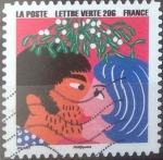 Stamps France -  Scott#xxxx , intercambio 0,50 usd. L.verte 20 gr. 2015