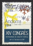 Sellos del Mundo : Europa : Andorra : XIV congreso intenacional viabilidad invernal