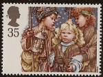 Sellos de Europa - Reino Unido -  Navidad y los niños