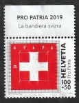 Stamps Switzerland -  Bandera Suiza