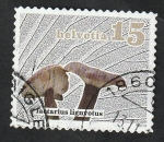 Stamps Switzerland -  2265 - Champiñón, lactarius lignyotus