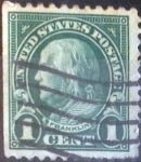 Stamps : America : United_States :  Scott#552 , intercambio 0,20 usd. 1 cents. 1923