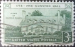 Stamps United States -  Scott#1108 , intercambio 0,20 usd. 3 cents. 1958
