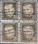 Stamps United States -  Scott#1289x4 , intercambio 4x0,20 usd. 20 cents. 1967
