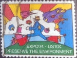 Stamps United States -  Scott#1527 , intercambio 0,20 usd. 10 cents. 1974