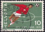 Stamps Switzerland -  futbolista