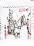 Stamps Germany -  Bamberger Reiter