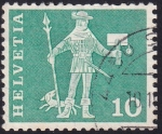 Stamps : Europe : Switzerland :  historia postal 10