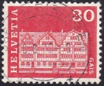 Stamps : Europe : Switzerland :  casa Gais