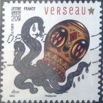 Stamps France -  Scott#xxxxj , intercambio 0,50 usd. L.Verte 20 gr. 2014