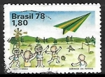 Sellos de America - Brasil -  juguetes avión 