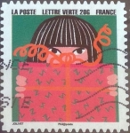 Stamps France -  Scott#xxxxe , intercambio 0,50 usd. L.Verte 20 gr. 2015