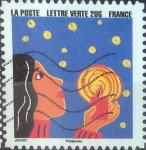 Stamps France -  Scott#xxxxh , intercambio 0,50 usd. L.Verte 20 gr. 2015