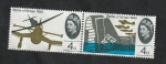 Stamps United Kingdom -  411 y 412 - 25 Anivº de la Batalla de Inglaterra