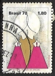 Stamps Brazil -  Dia de accion de gracias