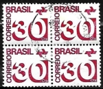 Sellos de America - Brasil -  Numeros
