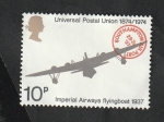 Stamps United Kingdom -  728 - Centº del U.P.U., Correo aéreo