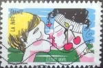 Stamps : Europe : France :  Scott#xxxxh , intercambio 0,50 usd. L.Verte 20gr. 2016